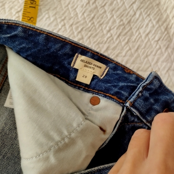 Madewell Relaxed Denim Shorts Sz 28 - Picture 7 of 10